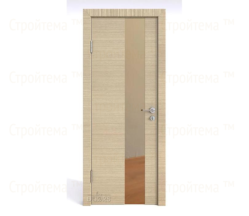 Дверь межкомнатная шумоизоляционная Линия дверей DO-604 (ДО-604) Неаполь/зеркало Бронза