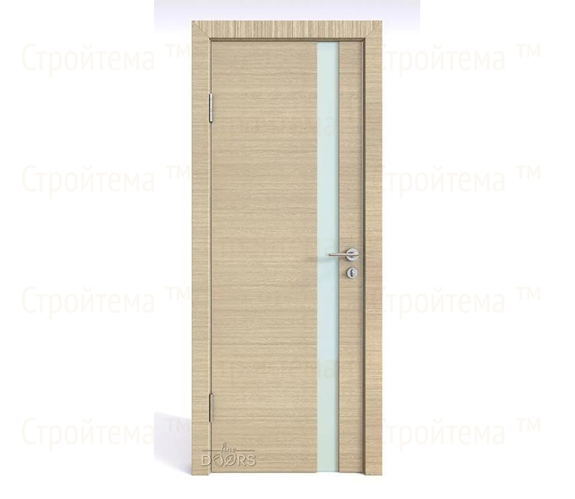 Дверь межкомнатная шумоизоляционная Линия дверей DO-607 (ДО-607) Неаполь/стекло Белое
