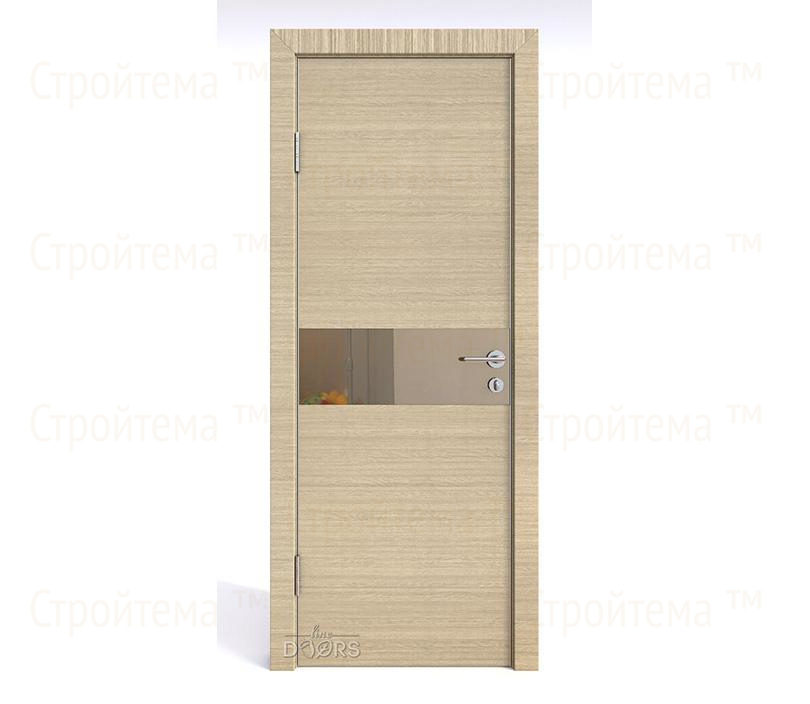 Дверь межкомнатная шумоизоляционная Линия дверей DO-609 (ДО-609) Неаполь/зеркало Бронза