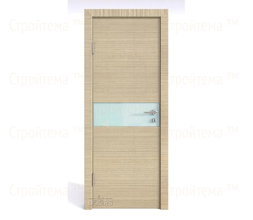 Дверь межкомнатная шумоизоляционная Линия дверей DO-609 (ДО-609) Неаполь/стекло Белое