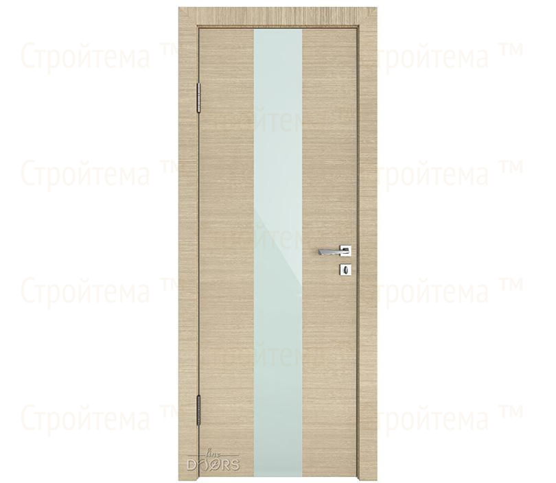 Дверь межкомнатная шумоизоляционная Линия дверей DO-610 (ДО-610) Неаполь/стекло Белое