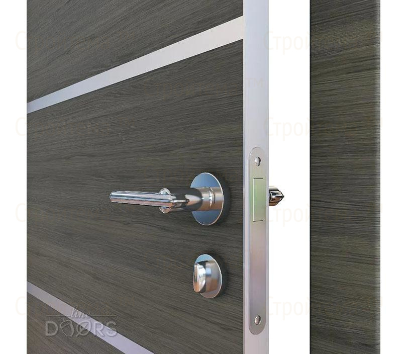Дверь межкомнатная шумоизоляционная Линия дверей DG-605 (ДГ-605) Ольха темная