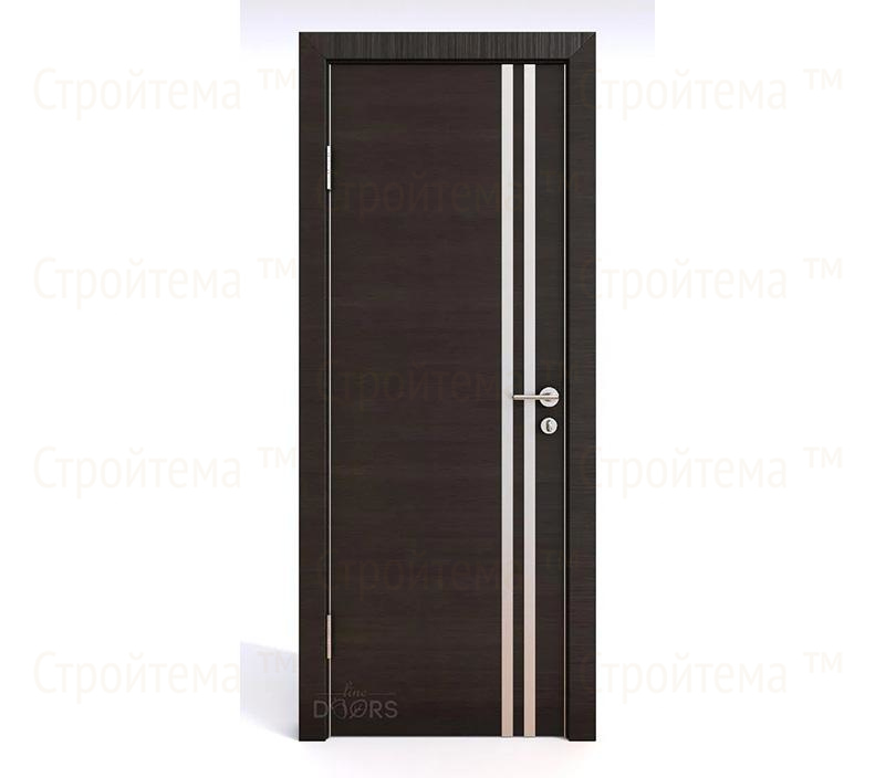 Дверь межкомнатная шумоизоляционная Линия дверей DG-606 (ДГ-606) Венге горизонтальный