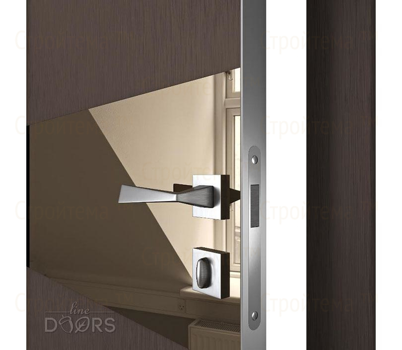 Дверь межкомнатная шумоизоляционная Линия дверей DO-601 (ДО-601) Бронза/зеркало Бронза