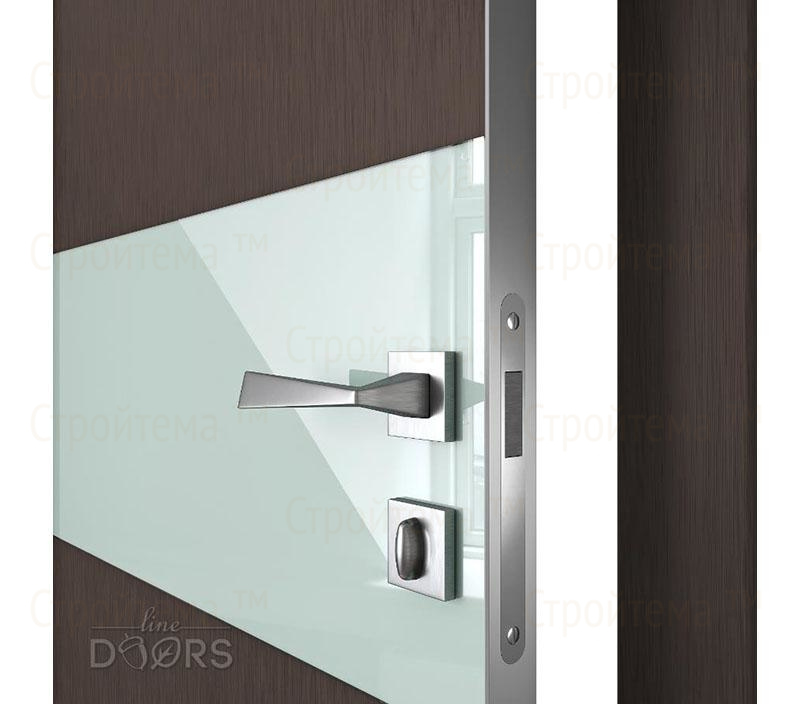 Дверь межкомнатная шумоизоляционная Линия дверей DO-601 (ДО-601) Бронза/стекло Белое