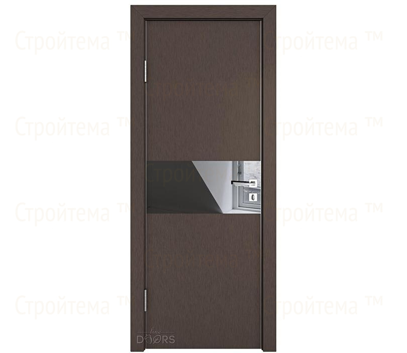 Дверь межкомнатная шумоизоляционная Линия дверей DO-601 (ДО-601) Бронза/стекло Черное