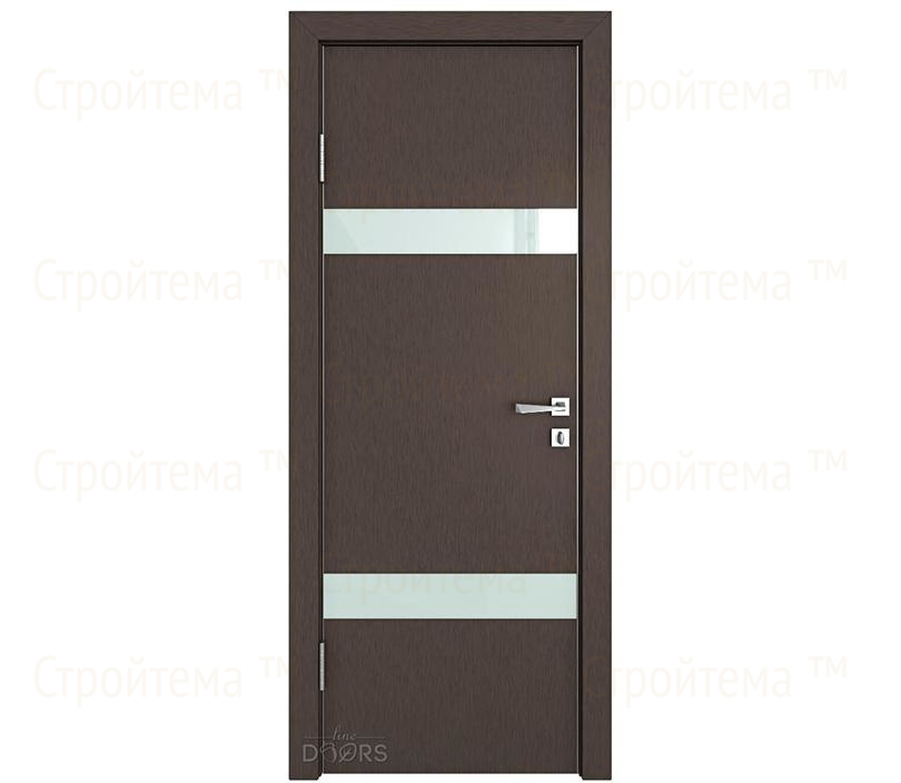 Дверь межкомнатная шумоизоляционная Линия дверей DO-602 (ДО-602) Бронза/стекло Белое