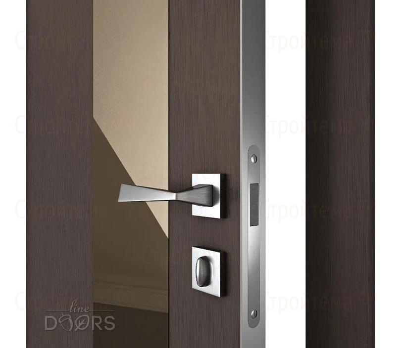 Дверь межкомнатная шумоизоляционная Линия дверей DO-604 (ДО-604) Бронза/зеркало Бронза