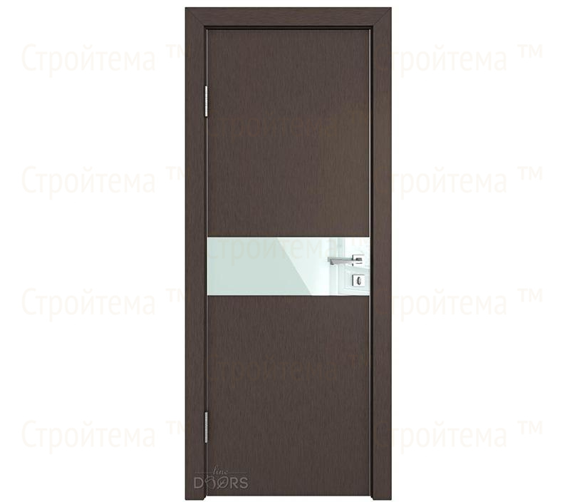 Дверь межкомнатная шумоизоляционная Линия дверей DO-609 (ДО-609) Бронза/стекло Белое