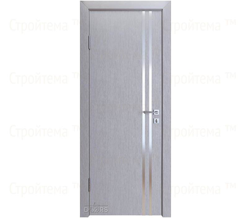 Дверь межкомнатная шумоизоляционная Линия дверей DG-606 (ДГ-606) Металлик