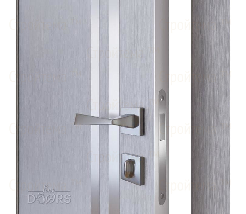 Дверь межкомнатная шумоизоляционная Линия дверей DG-606 (ДГ-606) Металлик