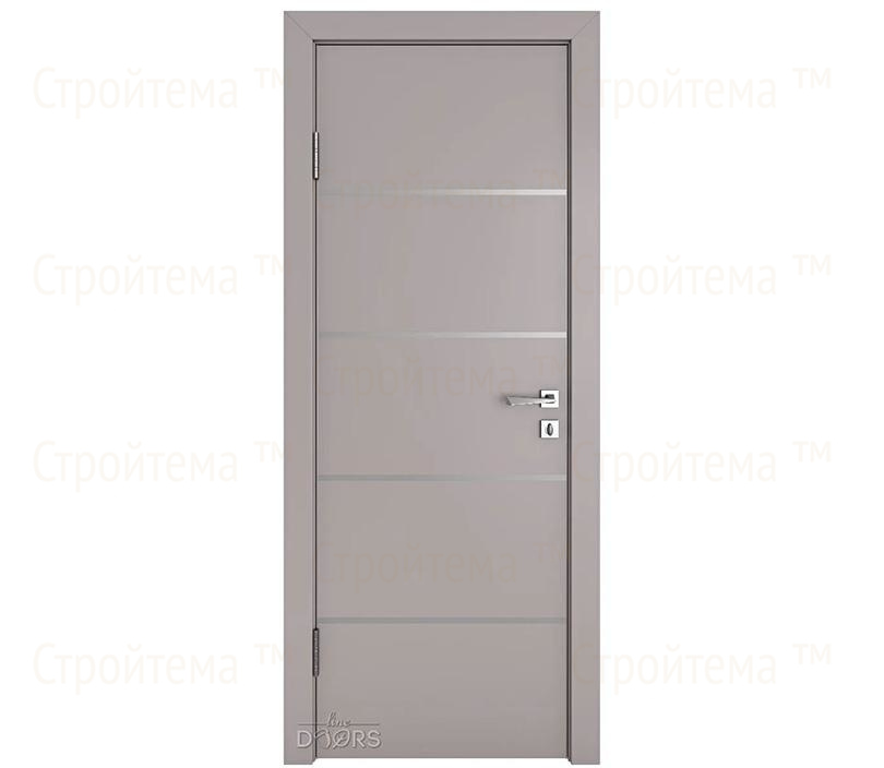 Дверь межкомнатная шумоизоляционная Линия дверей DG-605 (ДГ-605) Серый бархат