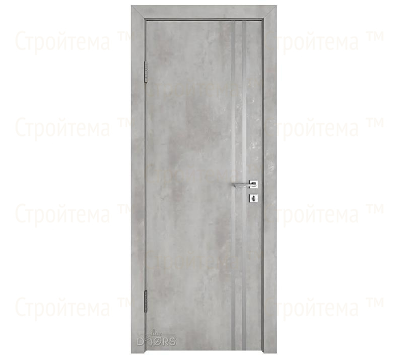 Дверь межкомнатная шумоизоляционная Линия дверей DG-606 (ДГ-606) Бетон светлый