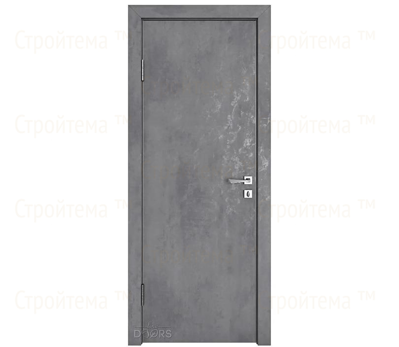 Дверь межкомнатная шумоизоляционная Линия дверей DG-600 (ДГ-600) Бетон темный