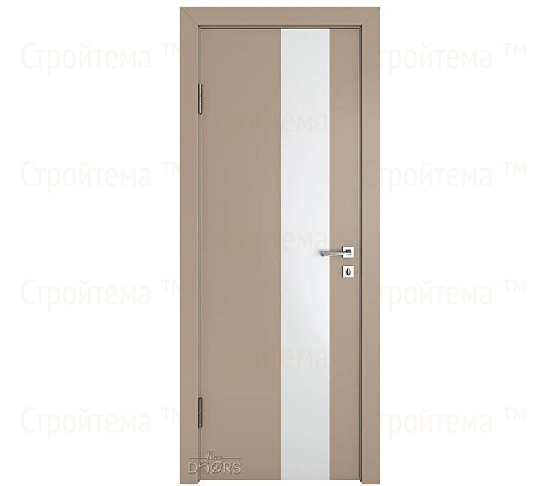 Дверь межкомнатная шумоизоляционная Линия дверей DO-604 (ДО-604) Латте софт/Снег
