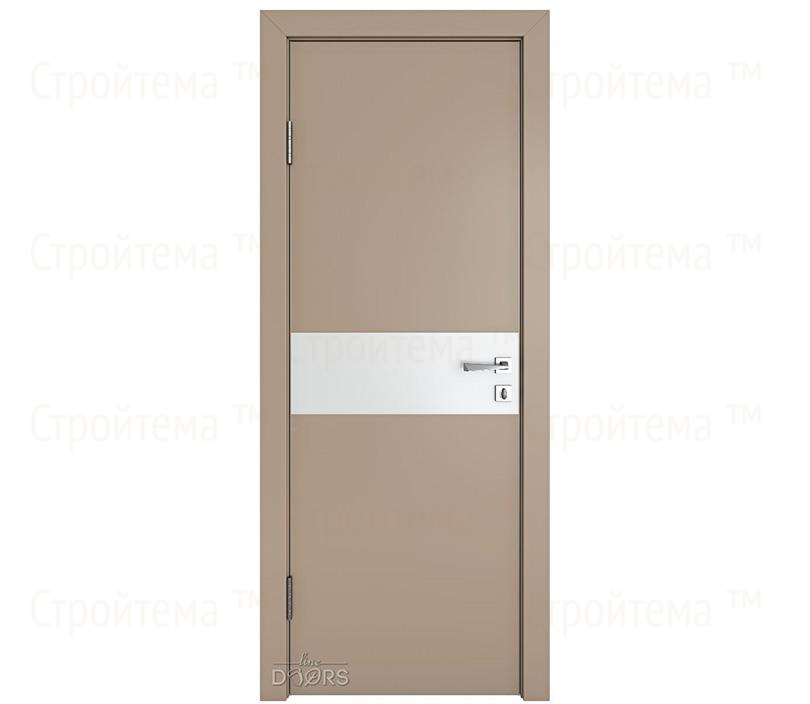 Дверь межкомнатная шумоизоляционная Линия дверей DO-609 (ДО-609) Латте софт/Снег