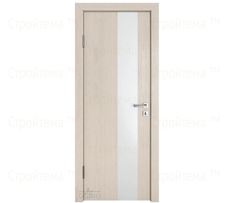 Дверь межкомнатная шумоизоляционная Линия дверей DO-604 (ДО-604) Ясень капучино/Снег