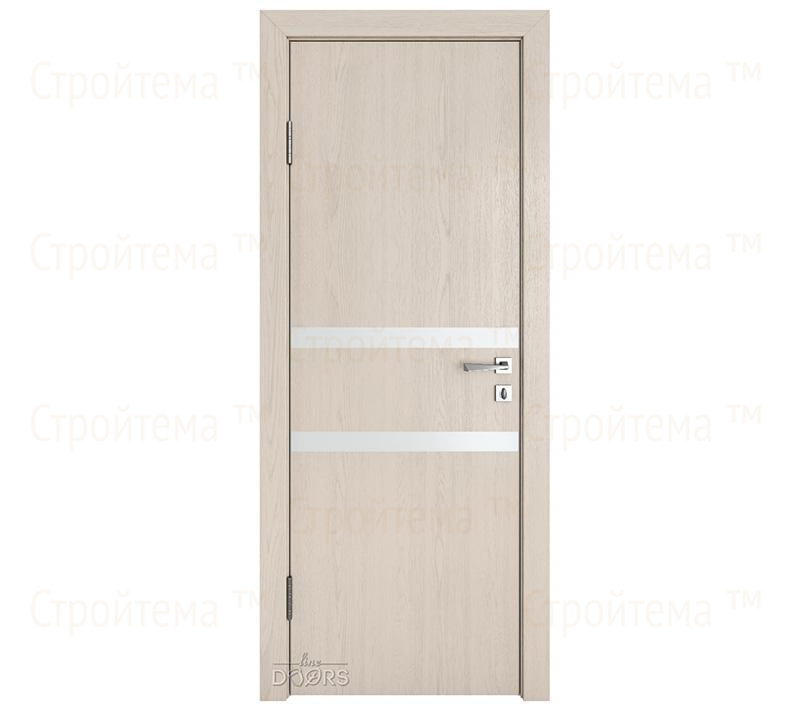 Дверь межкомнатная шумоизоляционная Линия дверей DO-613 (ДО-613) Ясень капучино/Снег