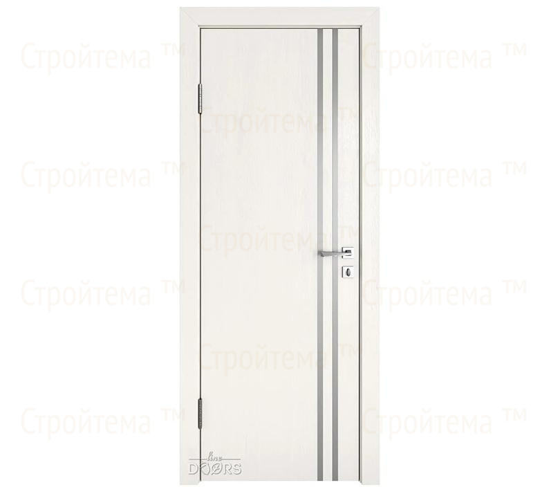 Дверь межкомнатная шумоизоляционная Линия дверей DG-606 (ДГ-606) Белый ясень