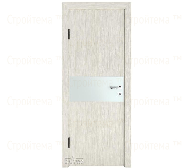 Дверь межкомнатная шумоизоляционная Линия дверей DO-601 (ДО-601) Белая лиственница/Снег