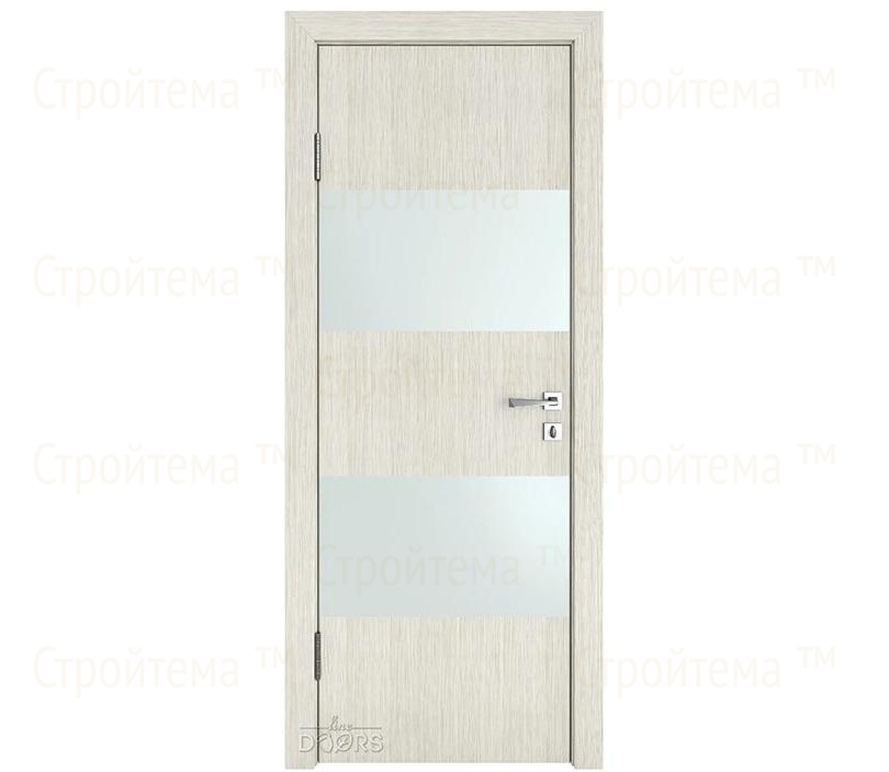 Дверь межкомнатная шумоизоляционная Линия дверей DO-608 (ДО-608) Белая лиственница/Снег