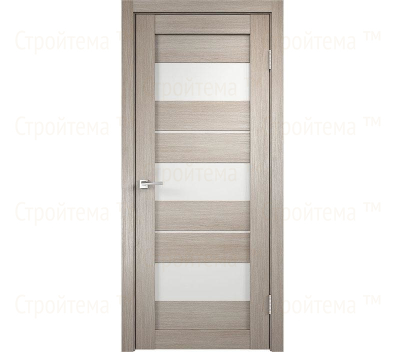 Дверь межкомнатная остекленная Velldoris Duplex 12 Капучино/Лакобель белое