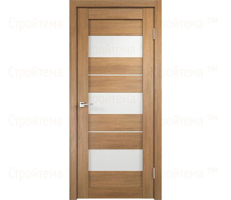 Дверь межкомнатная остекленная Velldoris Duplex 12 Дуб золотой/Лакобель белое