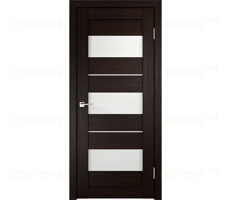 Дверь межкомнатная остекленная Velldoris Duplex 12 Венге/Лакобель белое