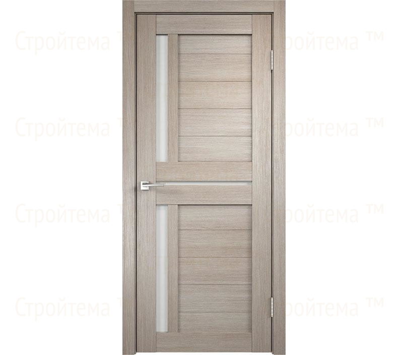 Дверь межкомнатная остекленная Velldoris Duplex 3 Капучино/Лакобель белое