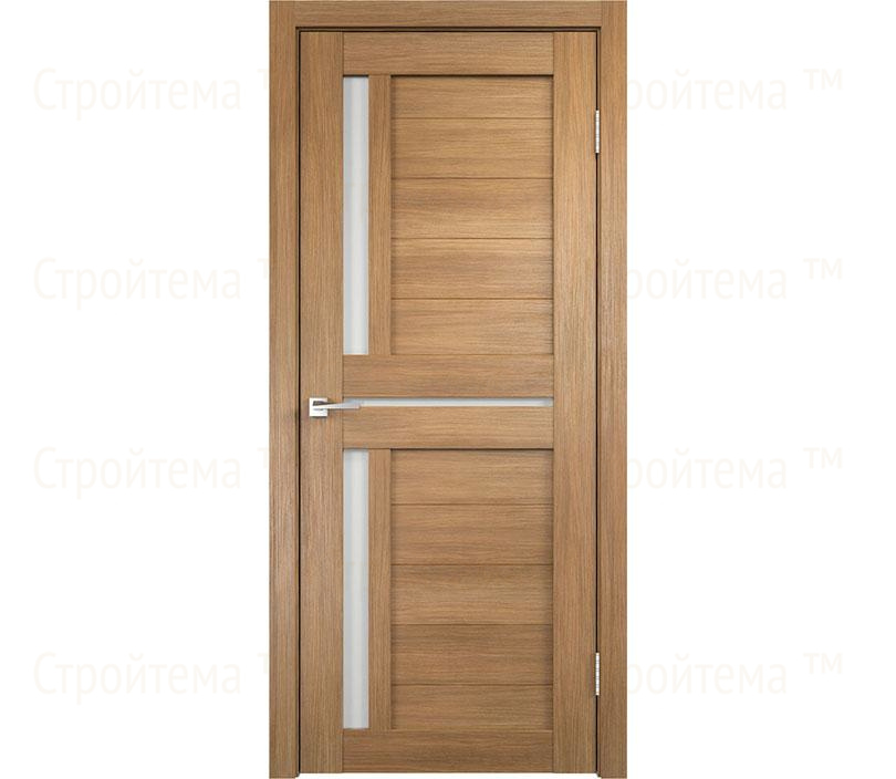 Дверь межкомнатная остекленная Velldoris Duplex 3 Дуб золотой/Лакобель белое