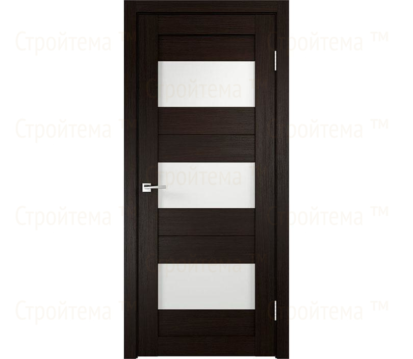 Дверь межкомнатная остекленная Velldoris Duplex 5 Венге/Лакобель белое