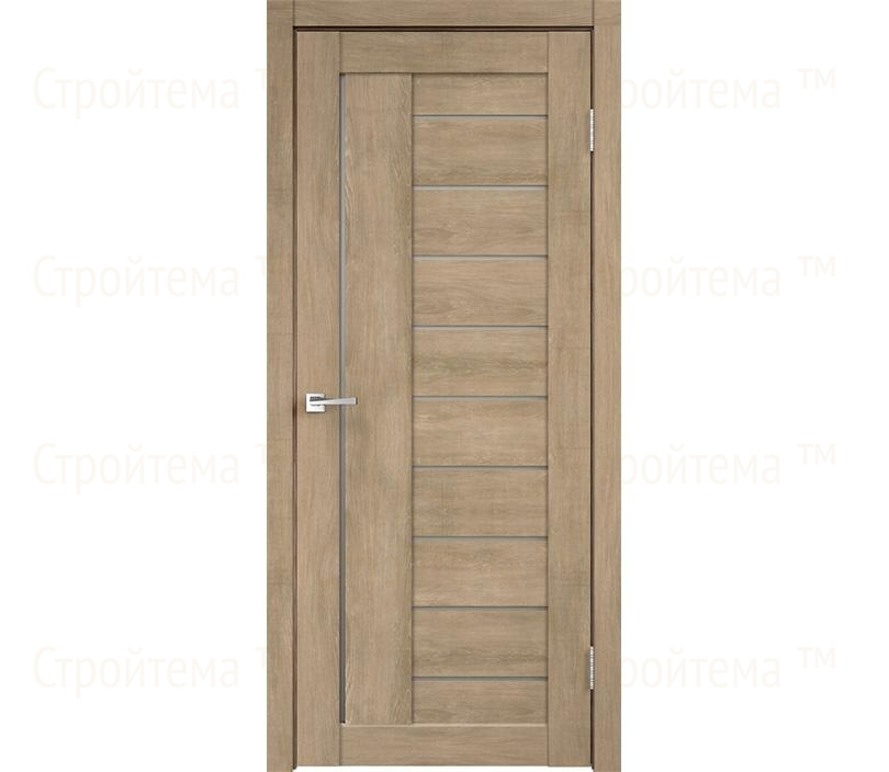 Дверь межкомнатная остекленная Velldoris LINEA 3 Дуб шале натуральный/Мателюкс