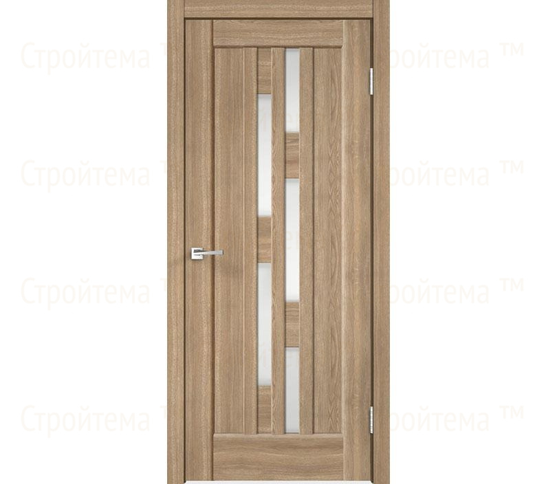 Дверь межкомнатная остекленная Velldoris PREMIER 8 Дуб европейский/Лакобель белое