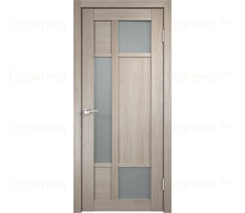 Дверь межкомнатная остекленная Velldoris PROVANCE 4 Капучино/Мателюкс