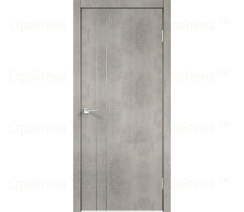 Дверь межкомнатная Dveriline TECHNO облегченное M2 Муар светло-серый