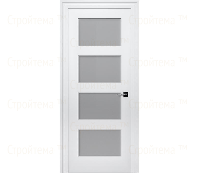 Дверь межкомнатная со стеклом Римини ДО4 с патиной
