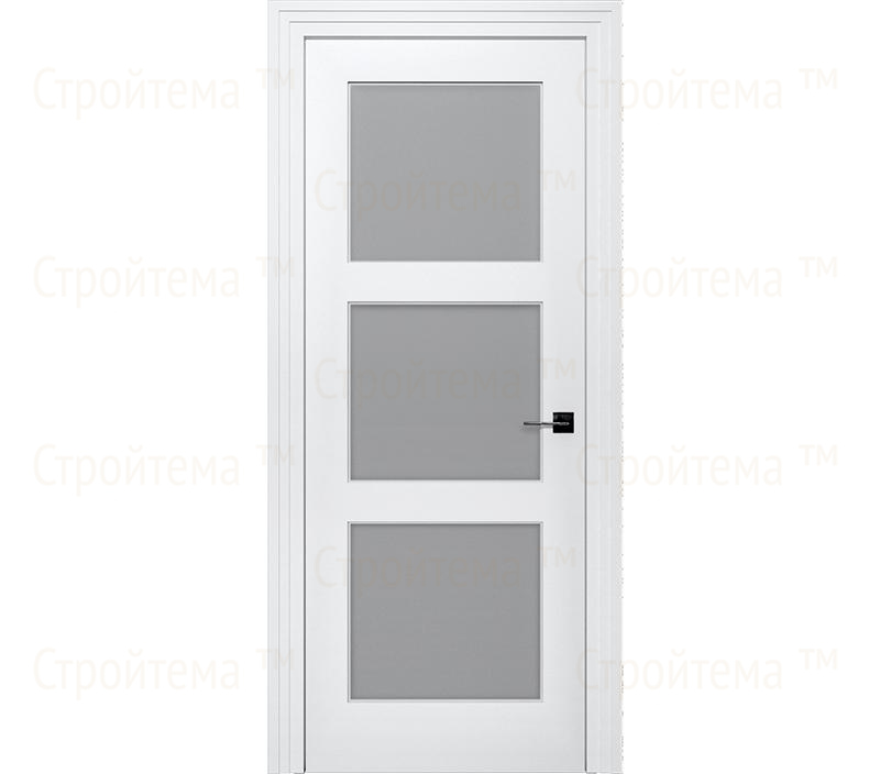 Дверь межкомнатная со стеклом Римини ДО6 с патиной
