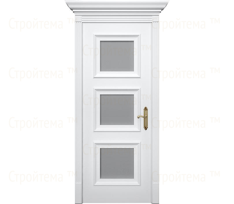 Дверь межкомнатная со стеклом Неаполь ДО6