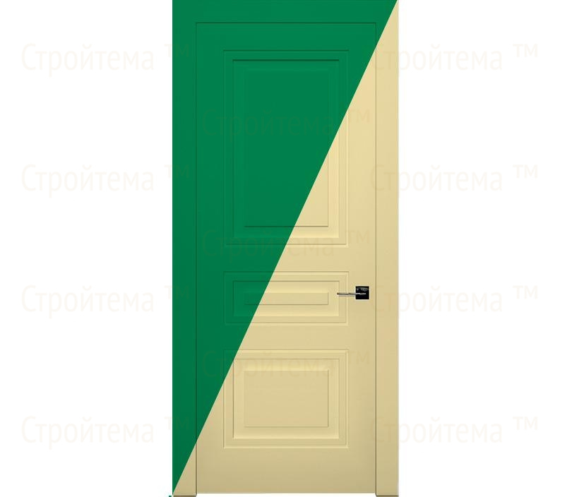 Дверь межкомнатная глухая двухцветная Гранада лайт ДГ3