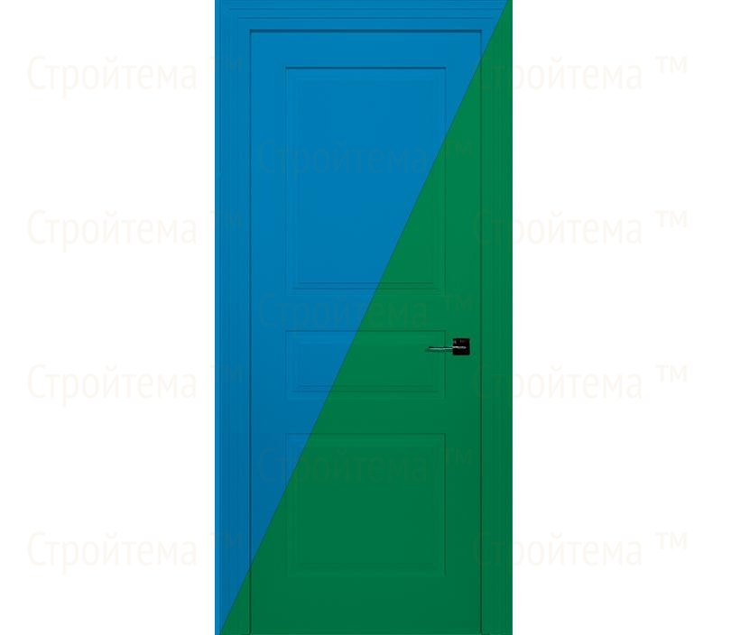 Дверь межкомнатная глухая Римини ДГ3 двухцветная