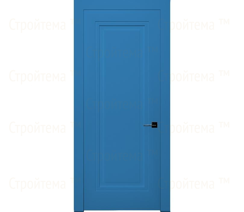 Дверь межкомнатная глухая Гранада ДГ1 голубая
