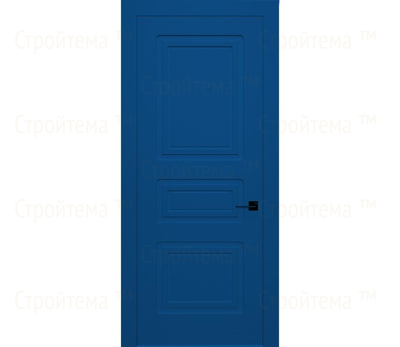 Дверь межкомнатная глухая Милан ДГ3 синяя