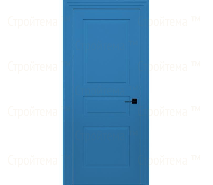Дверь межкомнатная глухая Римини ДГ3 голубая