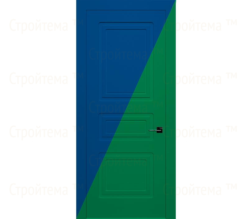 Дверь межкомнатная глухая Милан ДГ3 зеленая