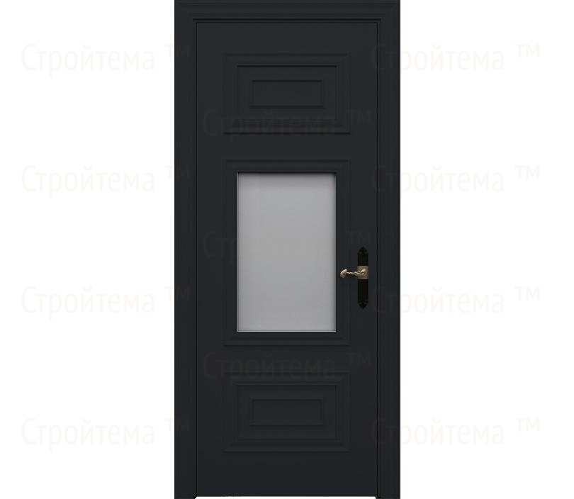 Дверь межкомнатная со стеклом Каталина ДО5 черная