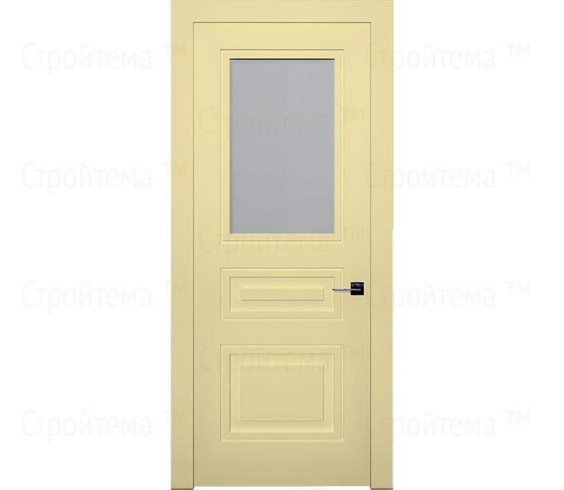Дверь межкомнатная со стеклом Гранада ДО3 цвет ваниль