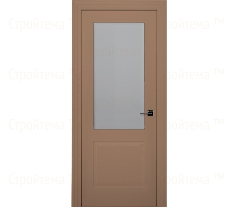 Дверь межкомнатная со стеклом Римини ДО2 капучино
