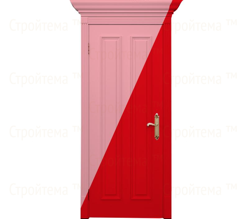 Дверь межкомнатная глухая Венеция ДГ7 красная
