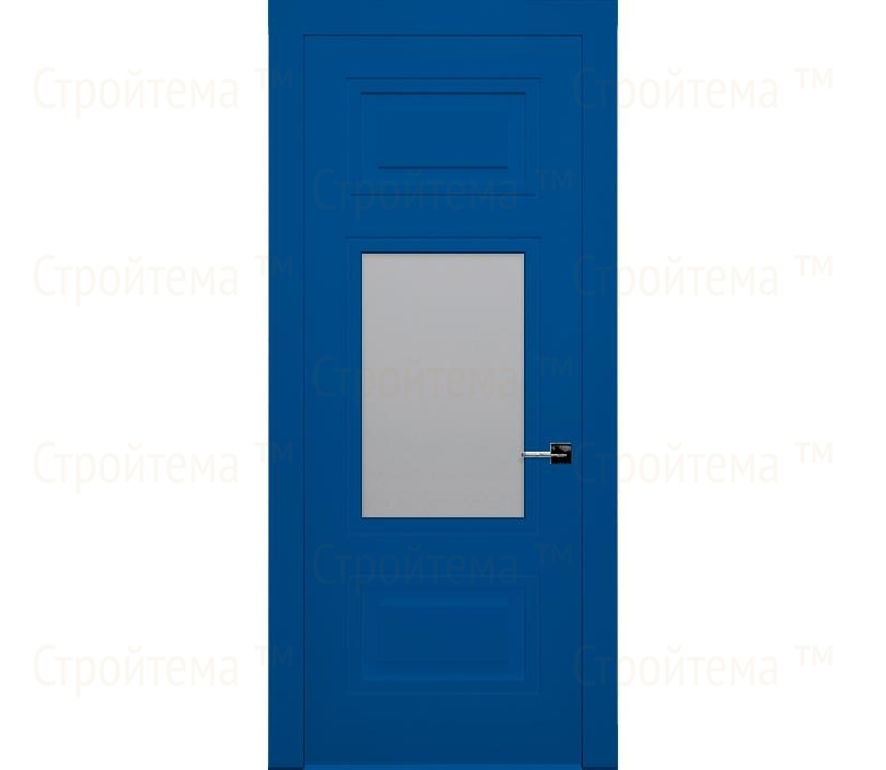 Дверь межкомнатная со стеклом Гранада лайт ДО5 синяя