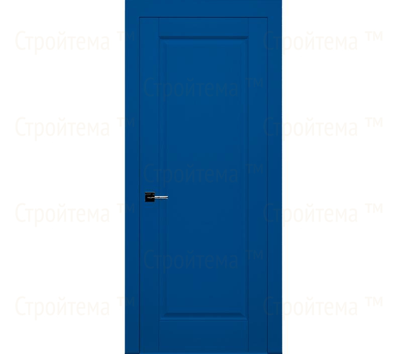 Дверь межкомнатная глухая Лондон ДГ1 синяя